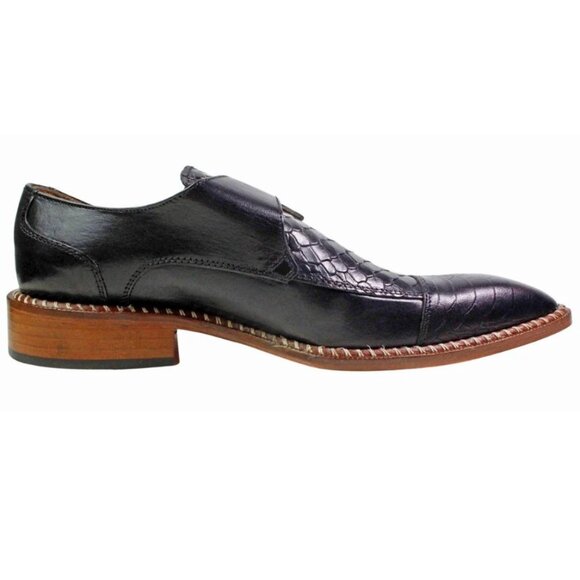 Doula B Black Monk Straps Calfskin